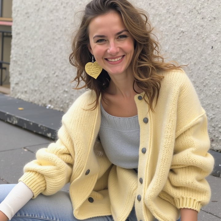 ModenGlanz | Kuschelige Strickjacke