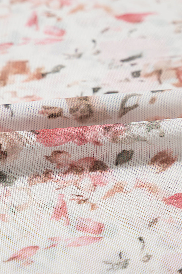 Theresa | Florale Netzbluse