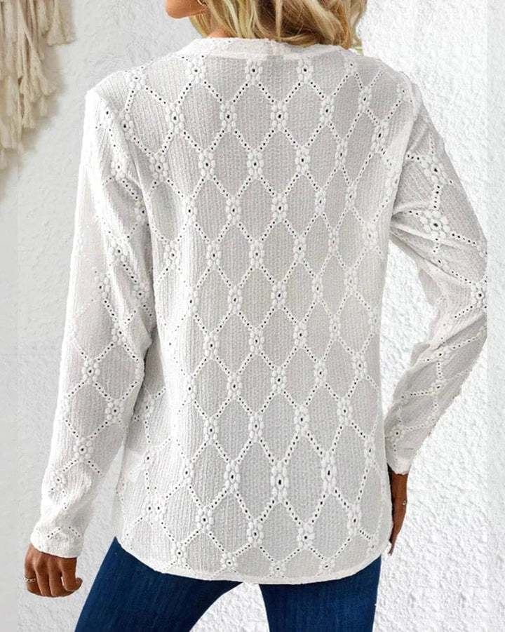 Talia | Elegante Ösenbluse