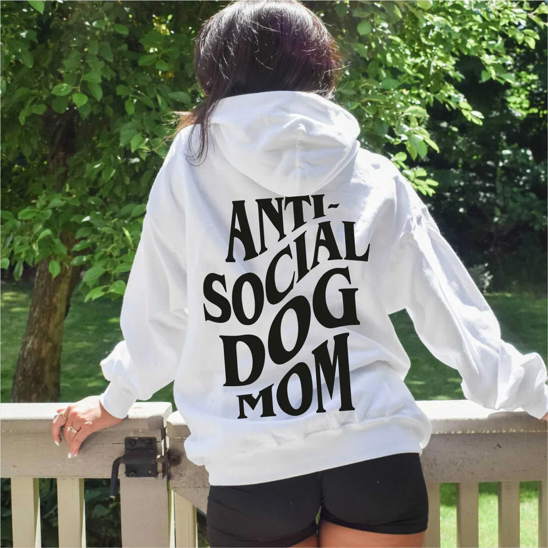 Anti Social Dog Mom Hoodie