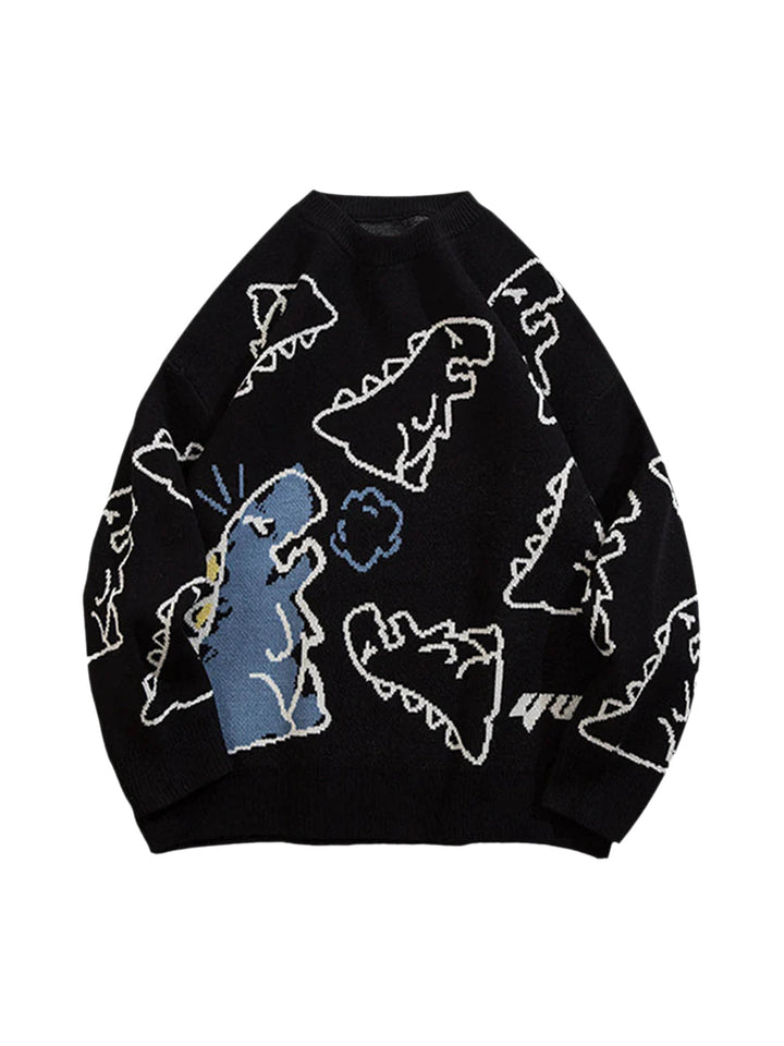 Terra | Bedruckter Dinosaurier-Pullover