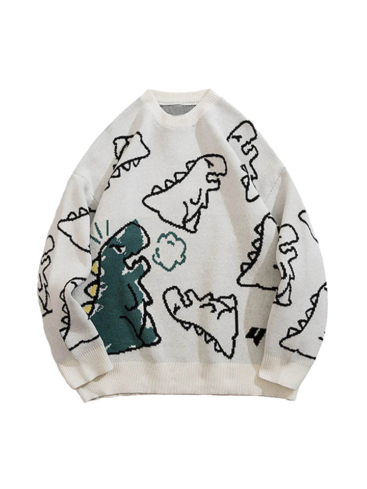 Terra | Bedruckter Dinosaurier-Pullover