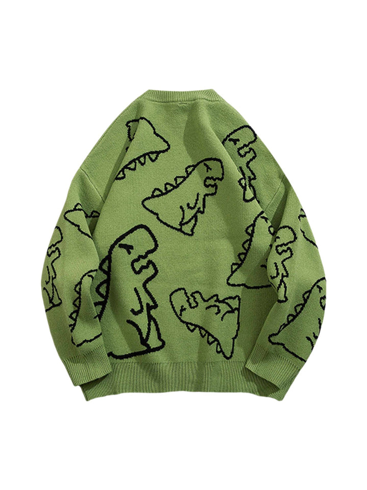 Terra | Bedruckter Dinosaurier-Pullover