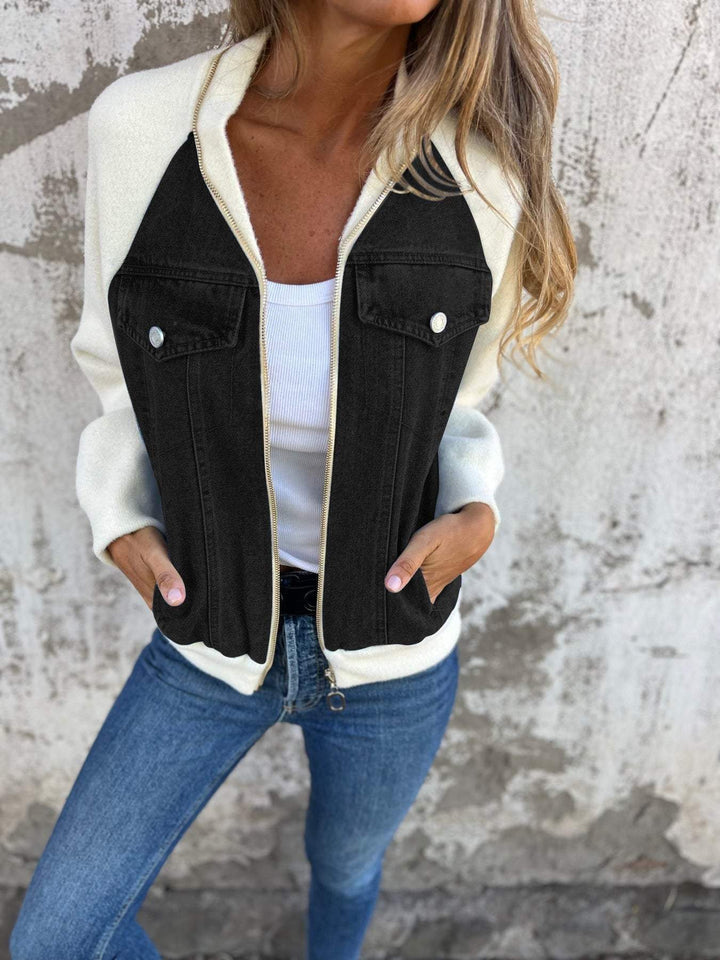 Oliva | Moderne Jacke mit Denim